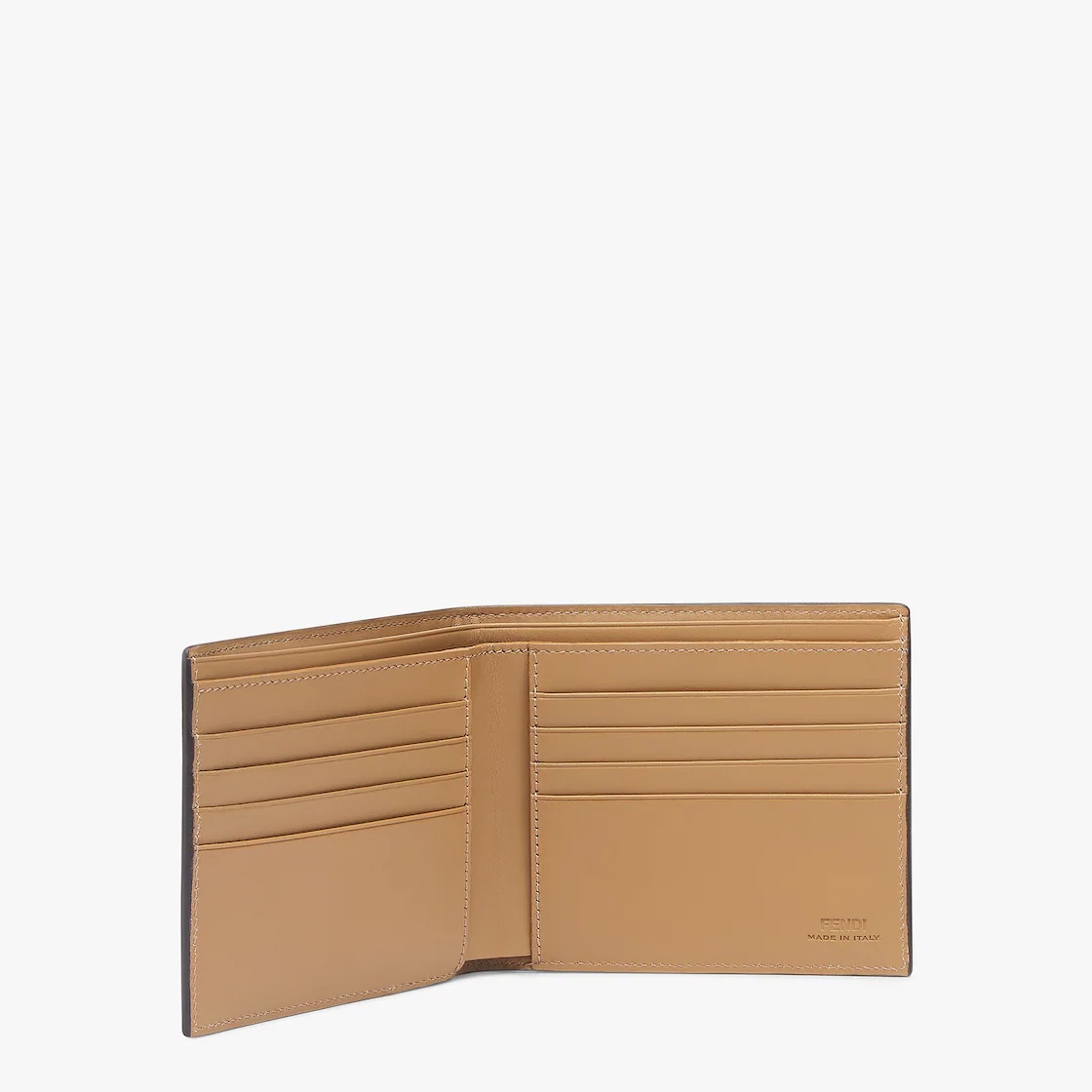 Brown fabric bi-fold - 3