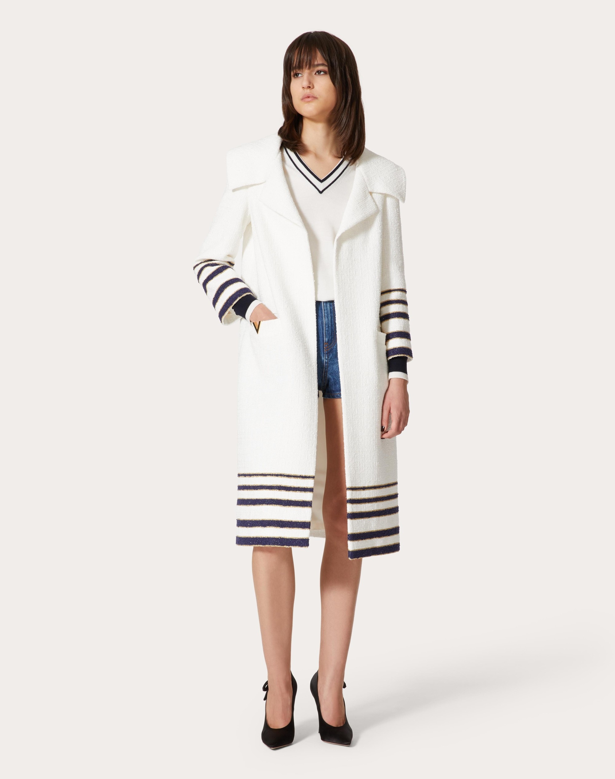 MARINIERE TWEED COAT - 3