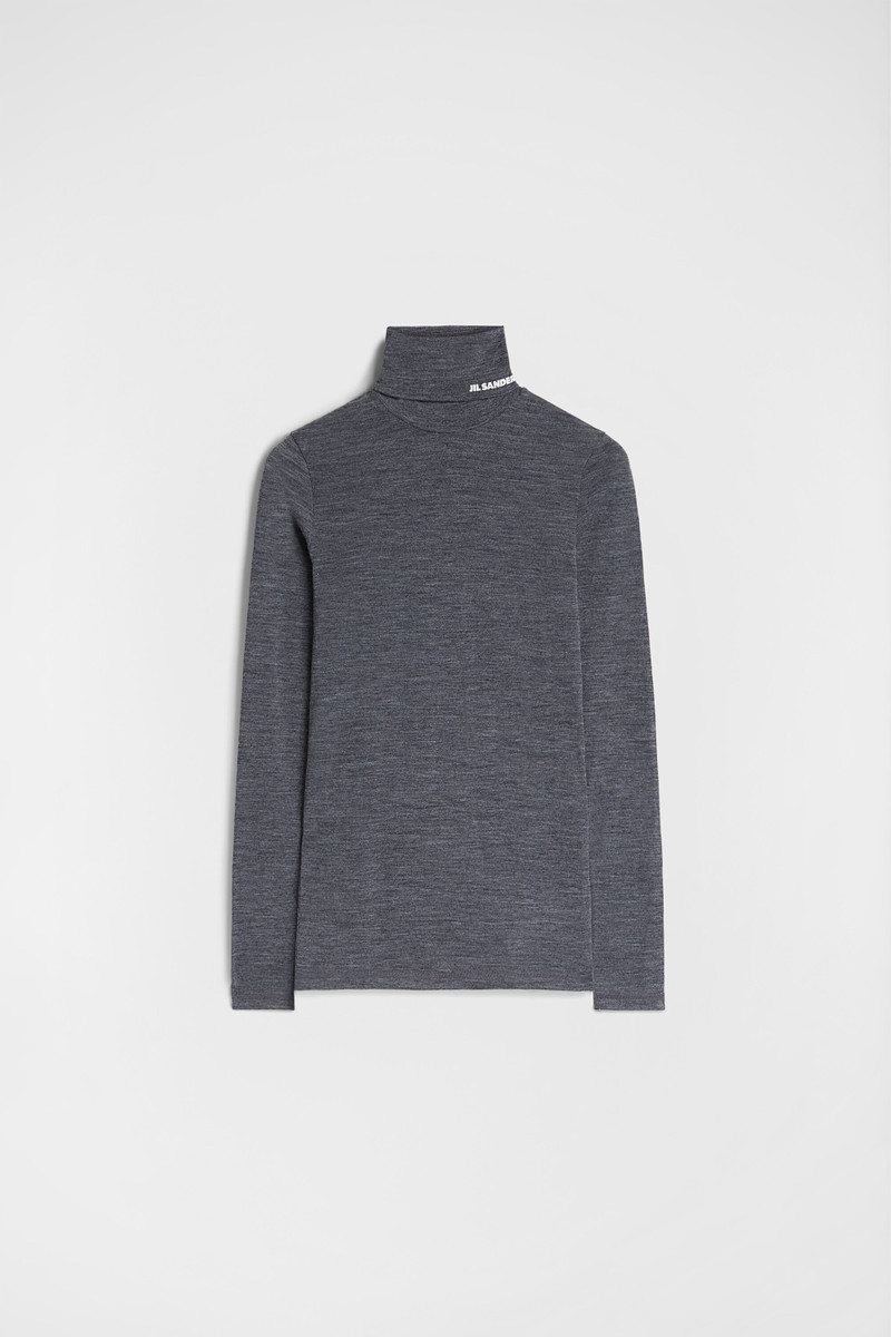 High-Neck T-Shirt - 1
