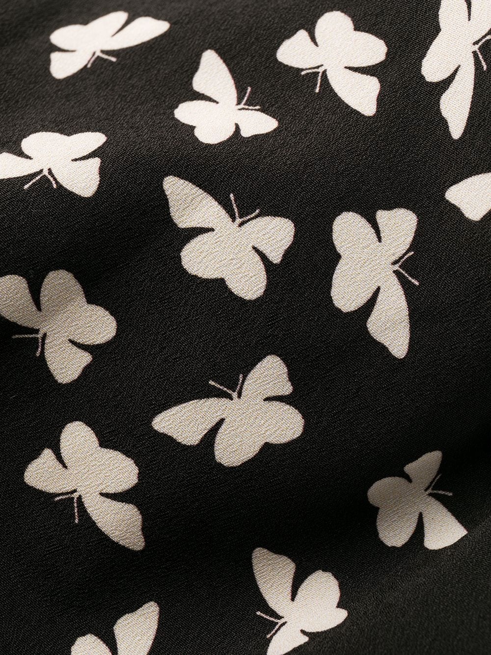 butterfly print short dress - 7