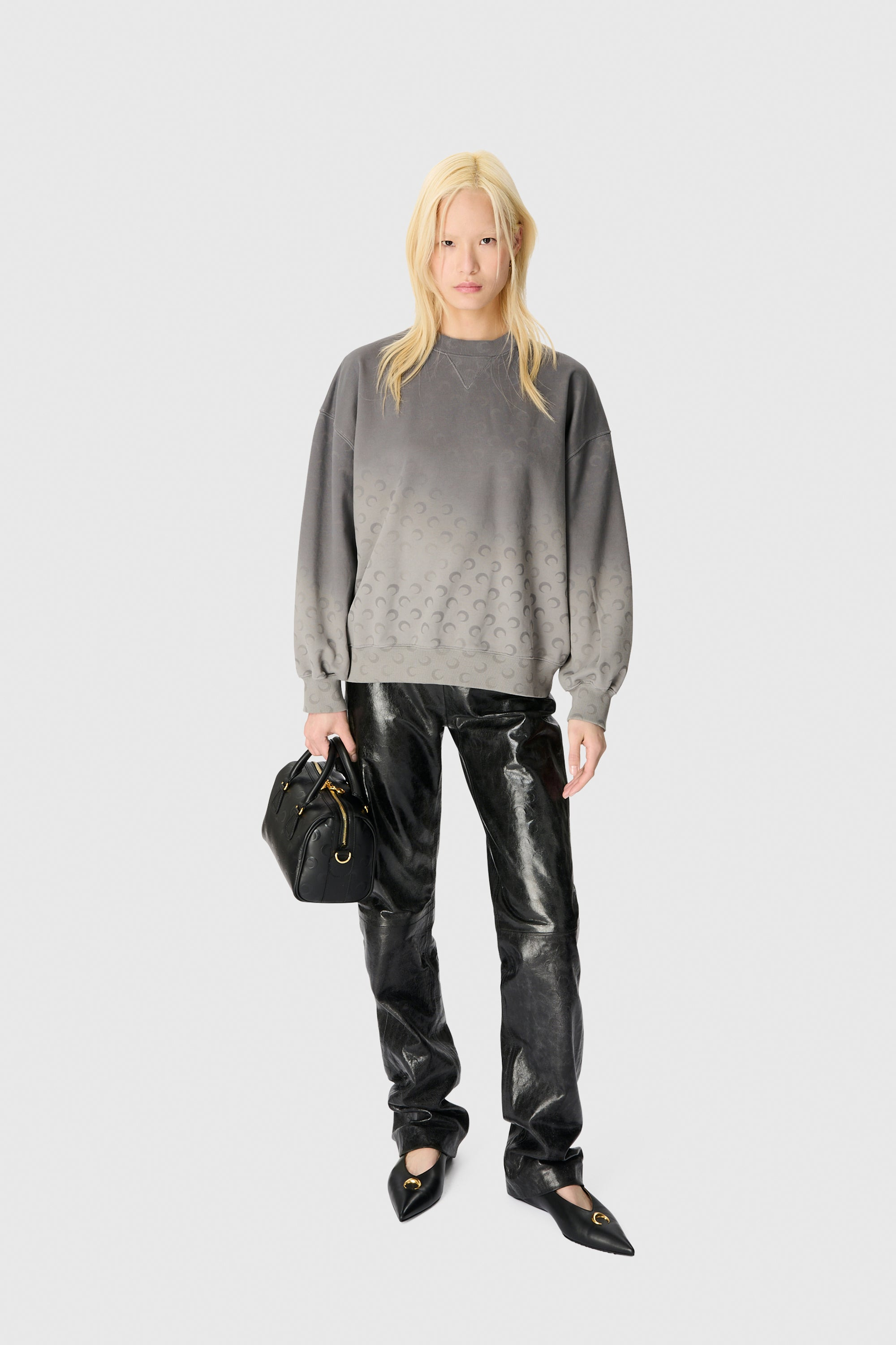 Faded Moon Fleece Relaxed Sweatshirt - 2
