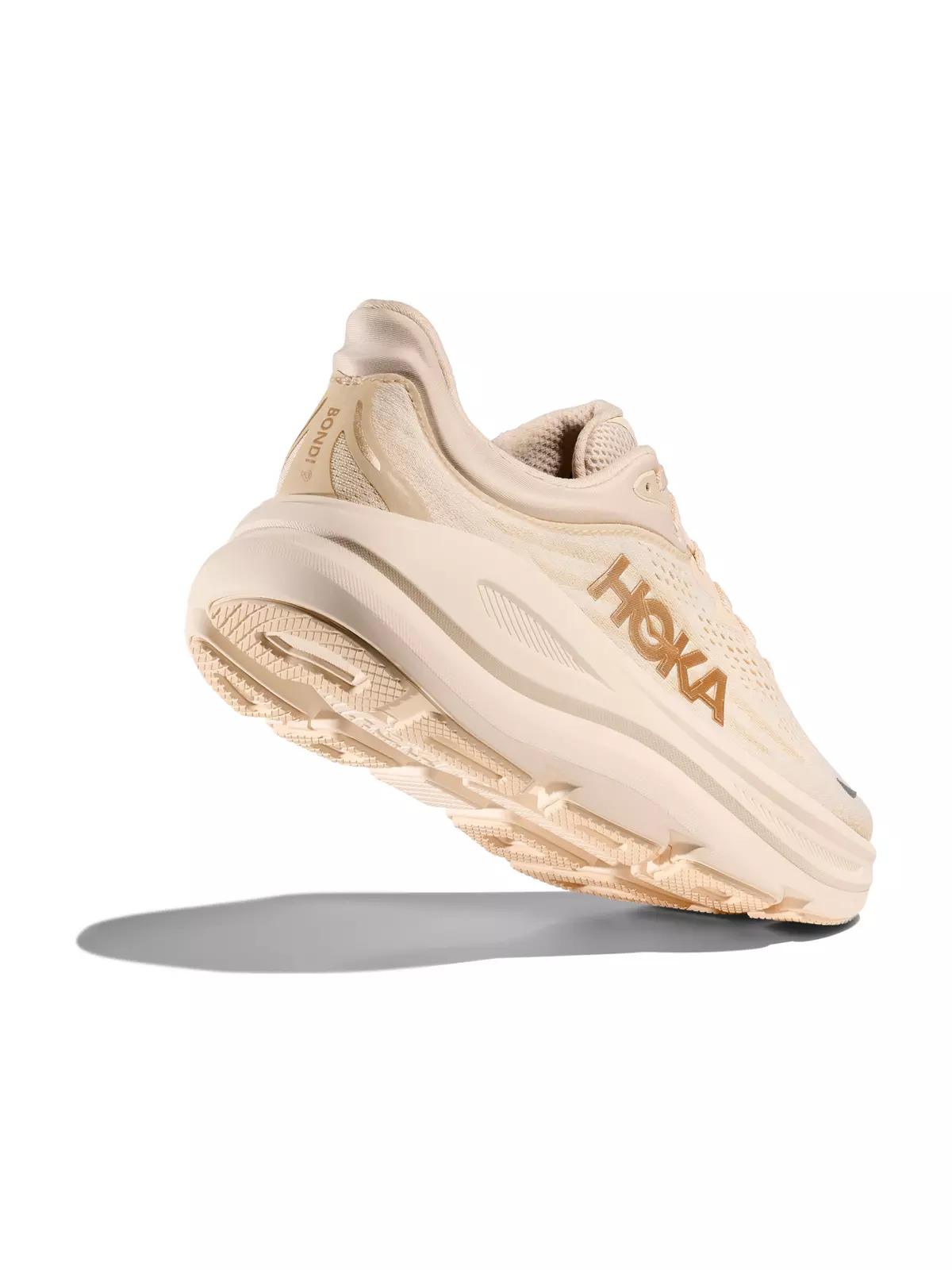 Bondi 9 "Vanilla/Birch" Women's Running Shoe - 8