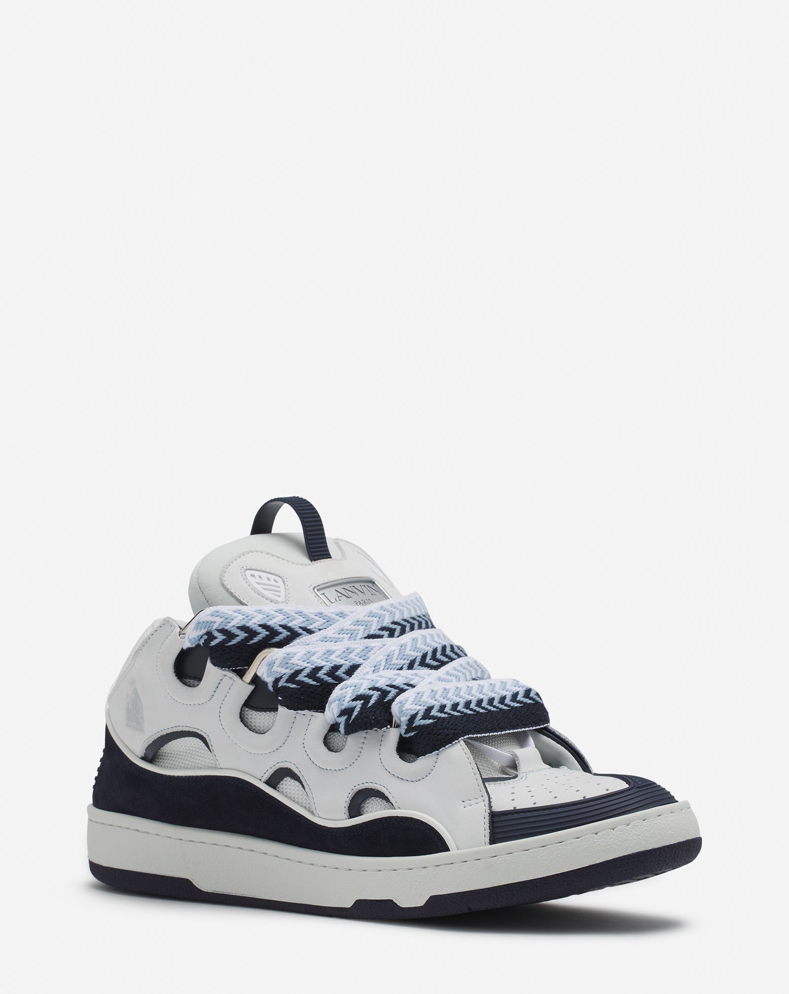 CURB LEATHER SNEAKERS - 2