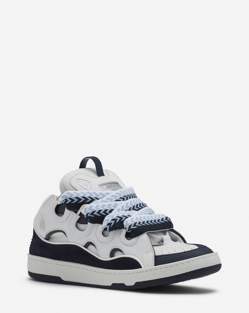 Lanvin CURB LEATHER SNEAKERS outlook
