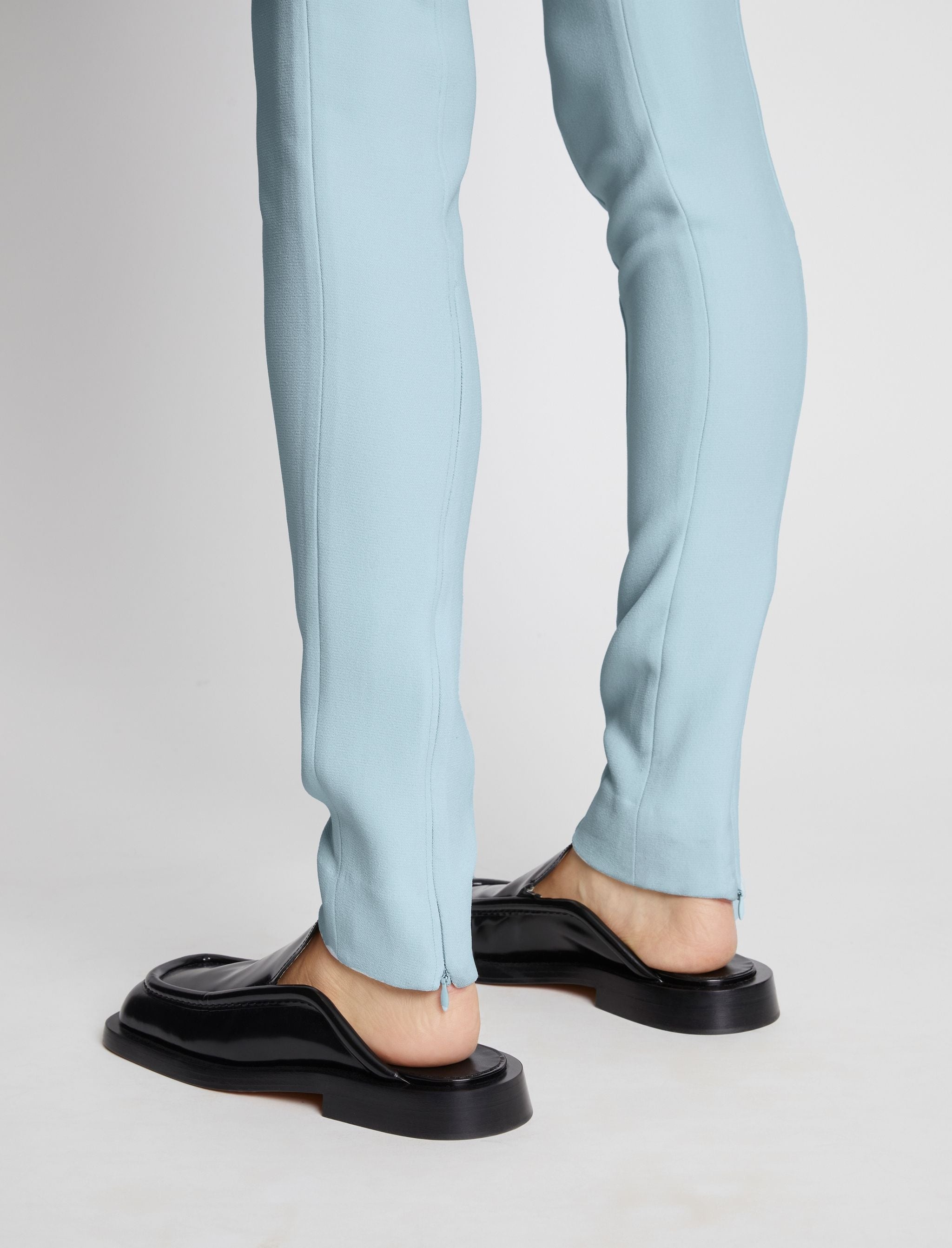 Bi-Stretch Crepe Slim Pants - 6