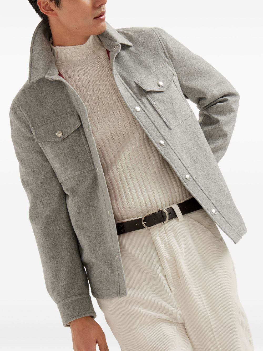 shirt-style pocket jacket - 4