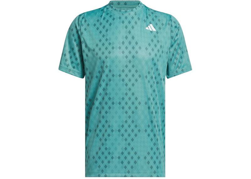 adidas Club Climacool Graphic T-Shirt Powder Teal Preloved Teal 1