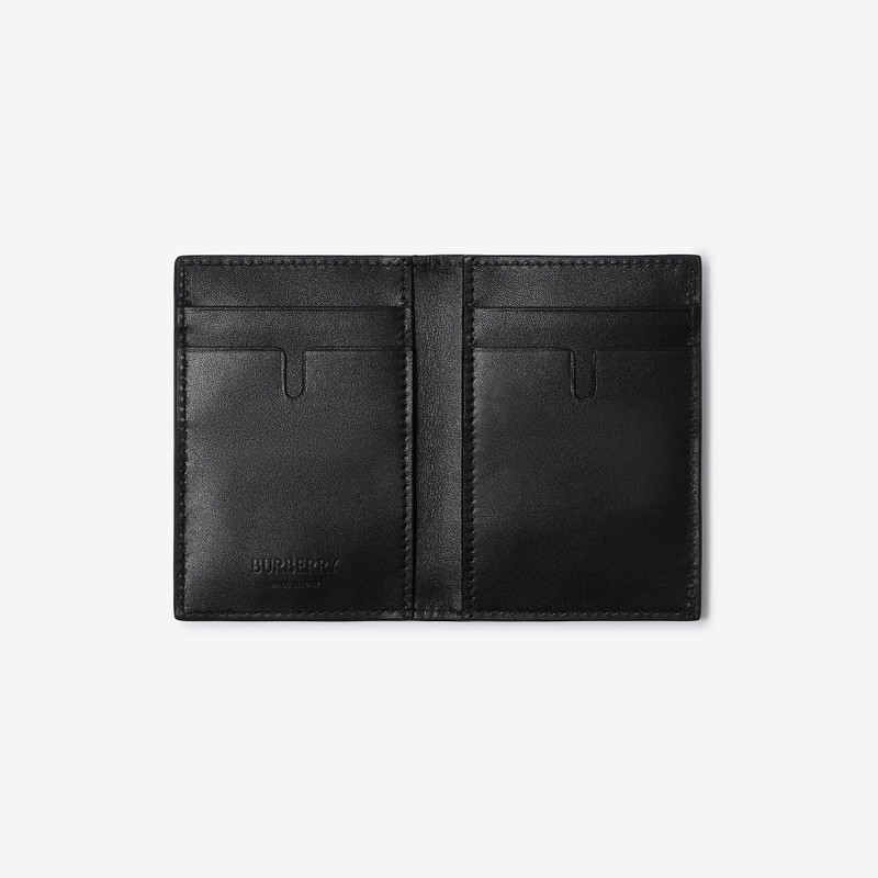 Burberry Check Leather Folding Card Case outlook