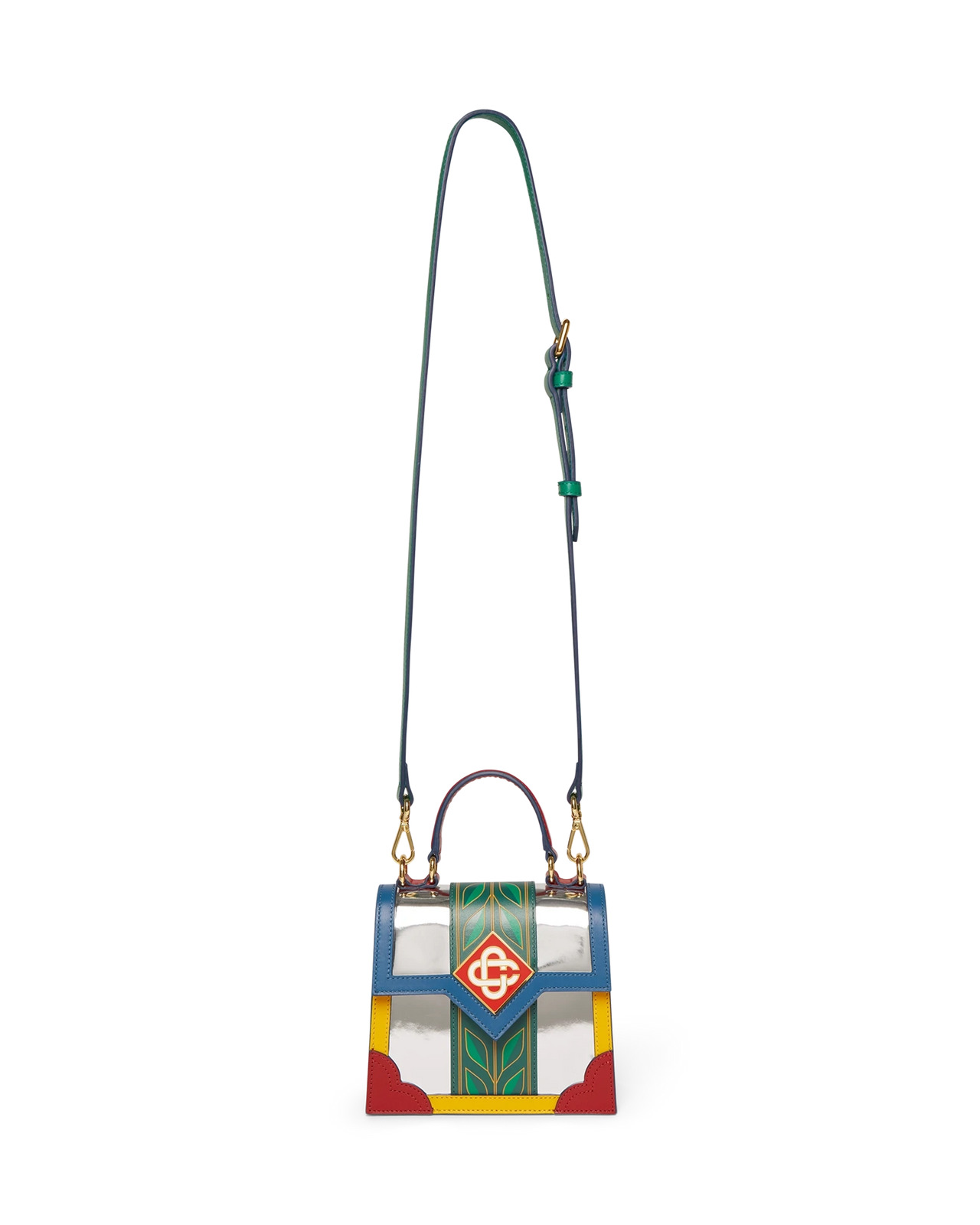 Chrome Laurel Mini Jeanne Bag | Casablanca Paris - 4