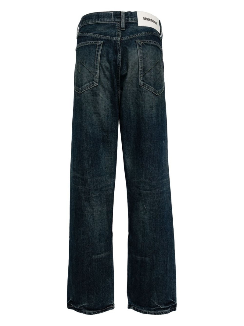 NEIGHBORHOOD straight-leg denim jeans outlook