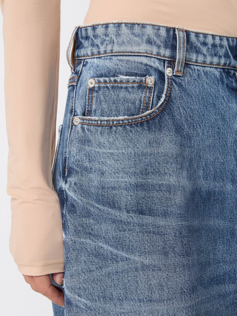ANGRI Oversized low-waisted jeans - MIDNIGHTBLUE 5
