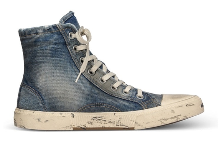 BALENCIAGA Balenciaga Paris High Top Sneakers 'Blue