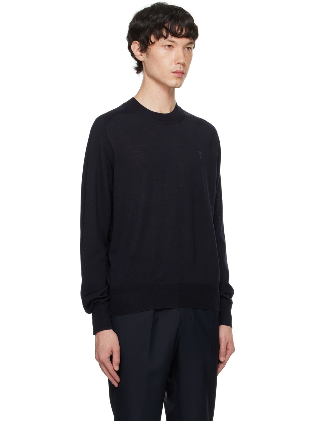 Navy Ami De Cœur Sweater - 2