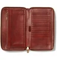 Burnished Full-Grain Leather Zip-Around Wallet - 5