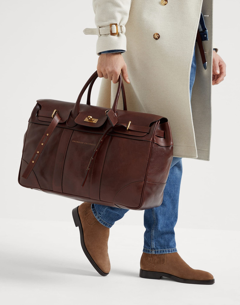 Calfskin Country Weekender bag 4