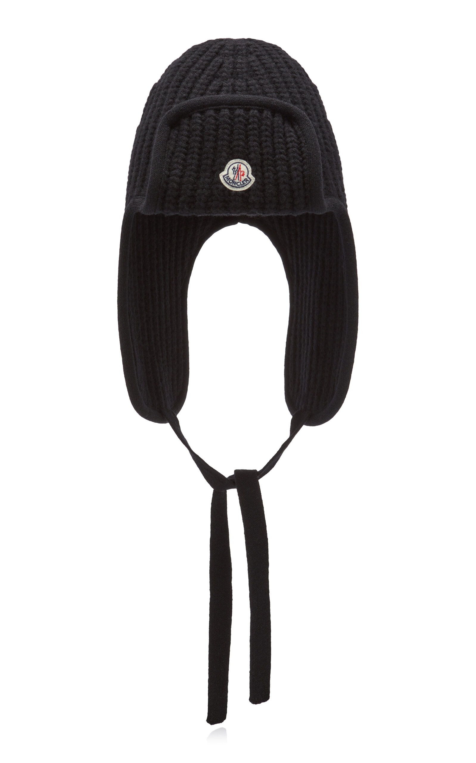 Moncler Wool Knit Trapper Hat black modaoperandi REVERSIBLE