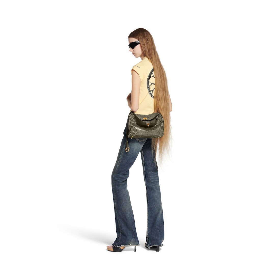 Women's Rodeo Handbag Small  in Army Green - 8
