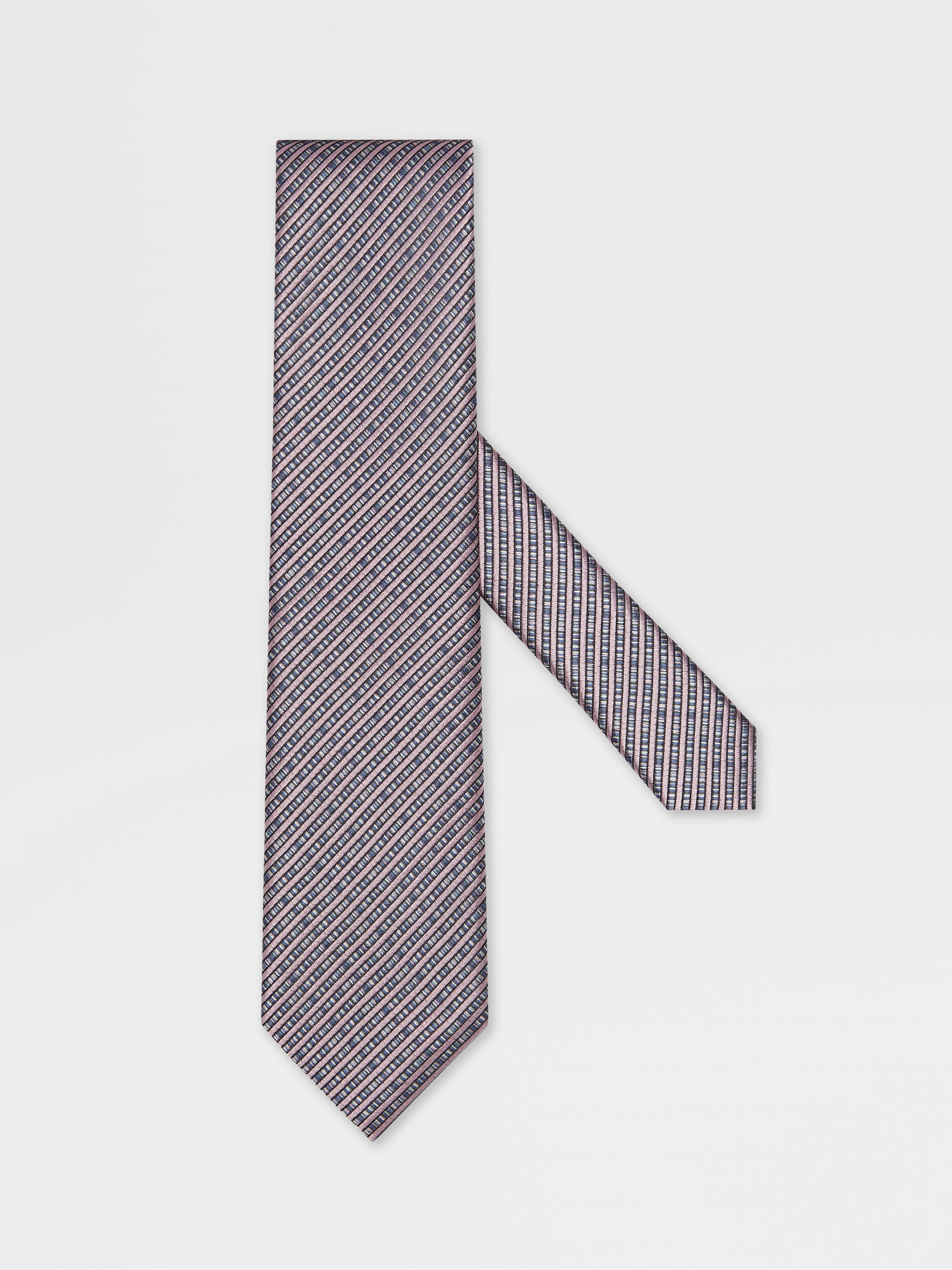 PINK SILK TIE - 1
