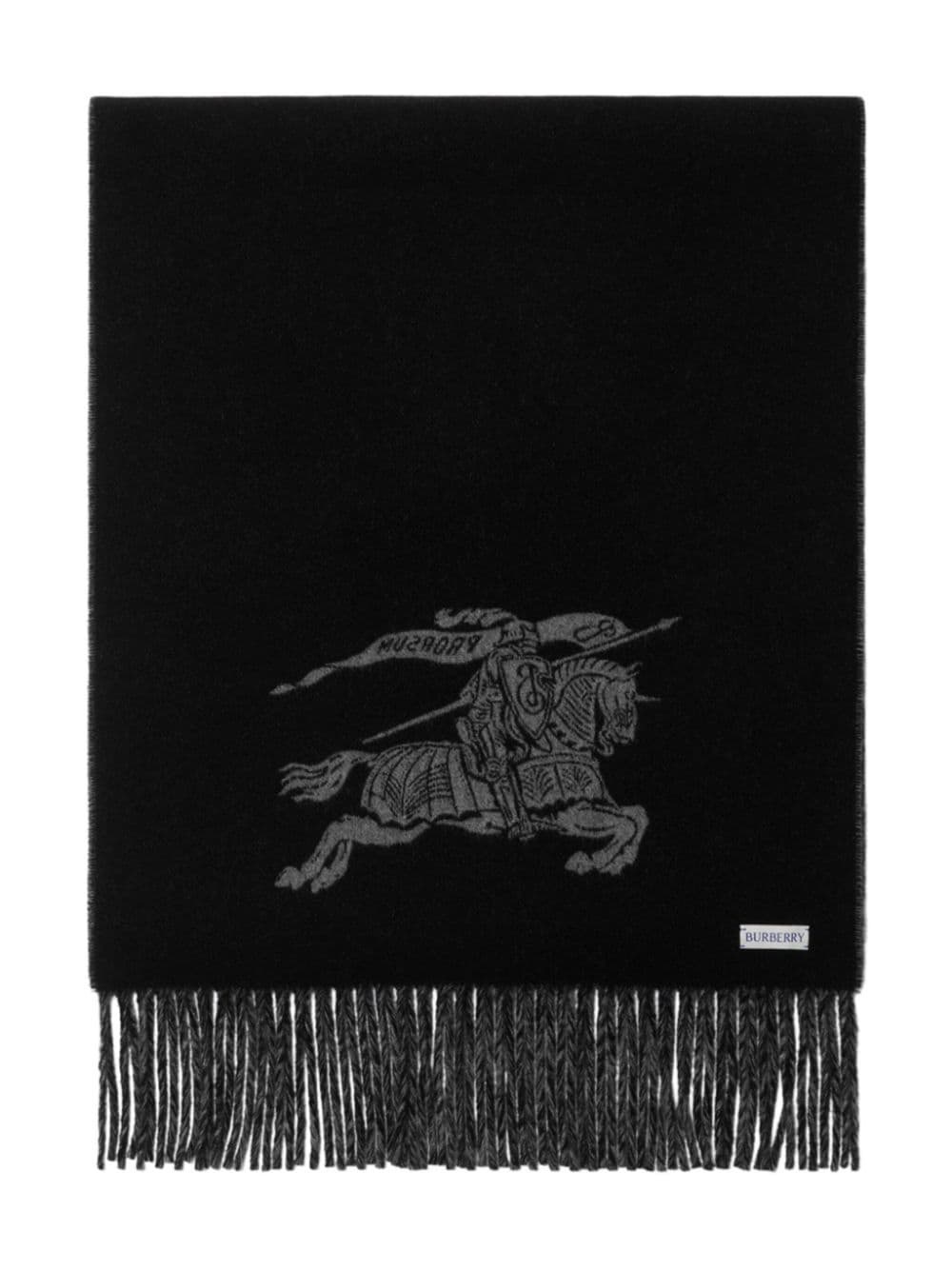 Equestrian Knight cashmere scarf - 3