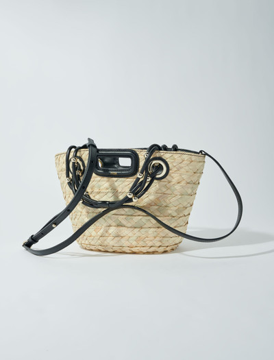 maje Mini woven basket bag outlook