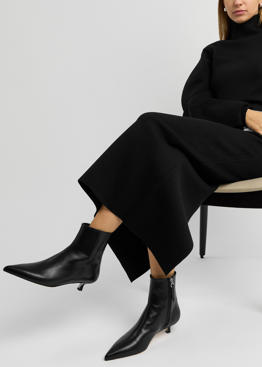 Aeyde Sofie Leather Ankle Boots - 5