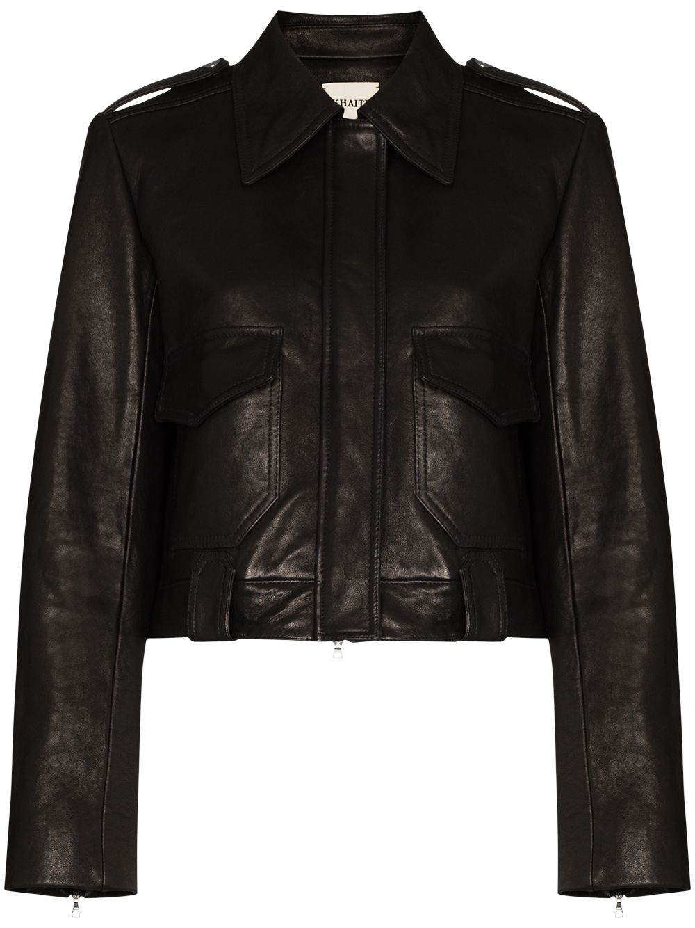 Cordelia leather biker jacket - 1