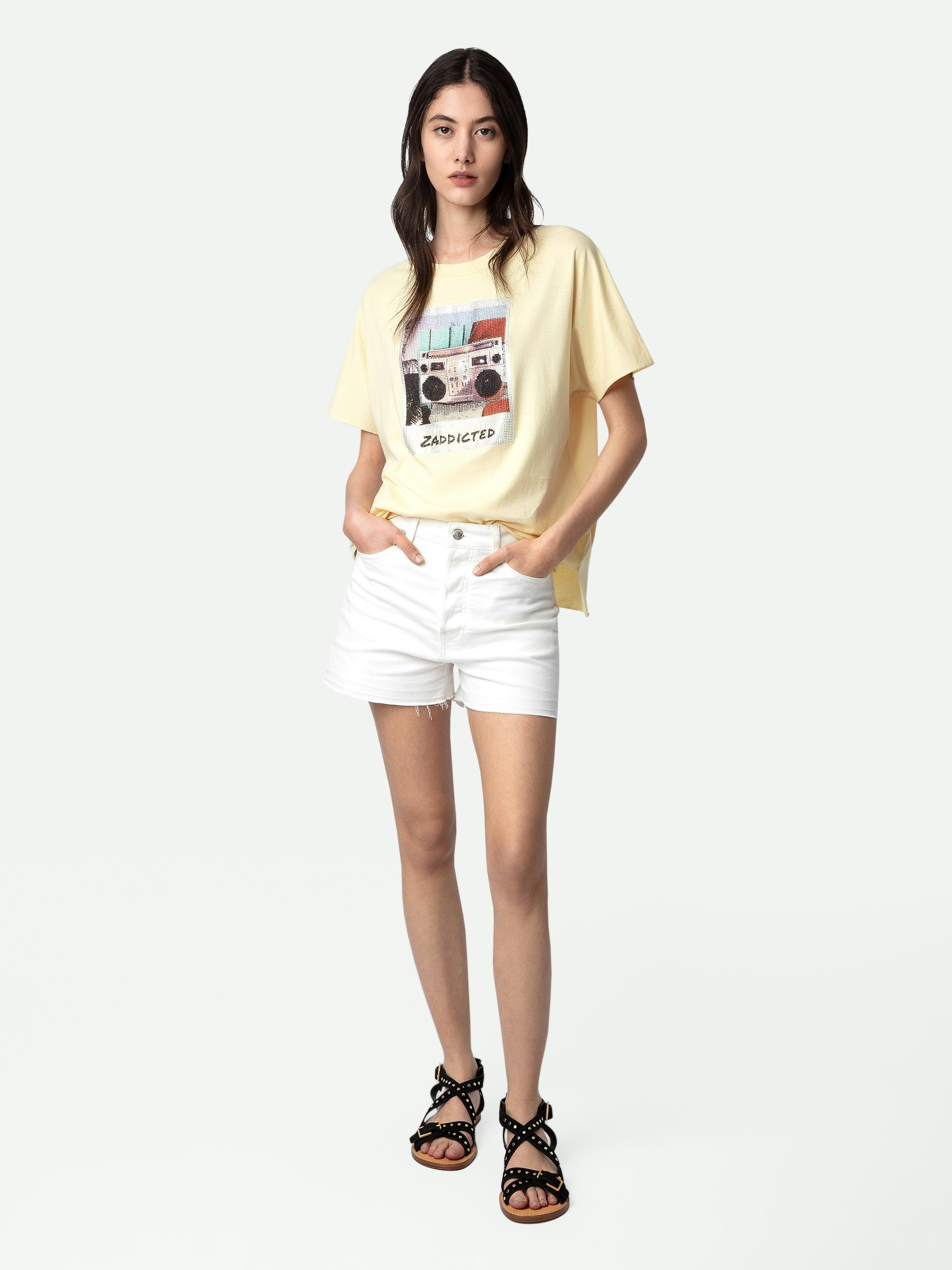 Tommer Diamanté Photoprint T-shirt - 2