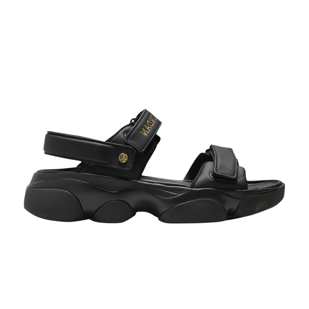 Wmns Jordan Deja Sandal 'Black Metallic Gold' - 1