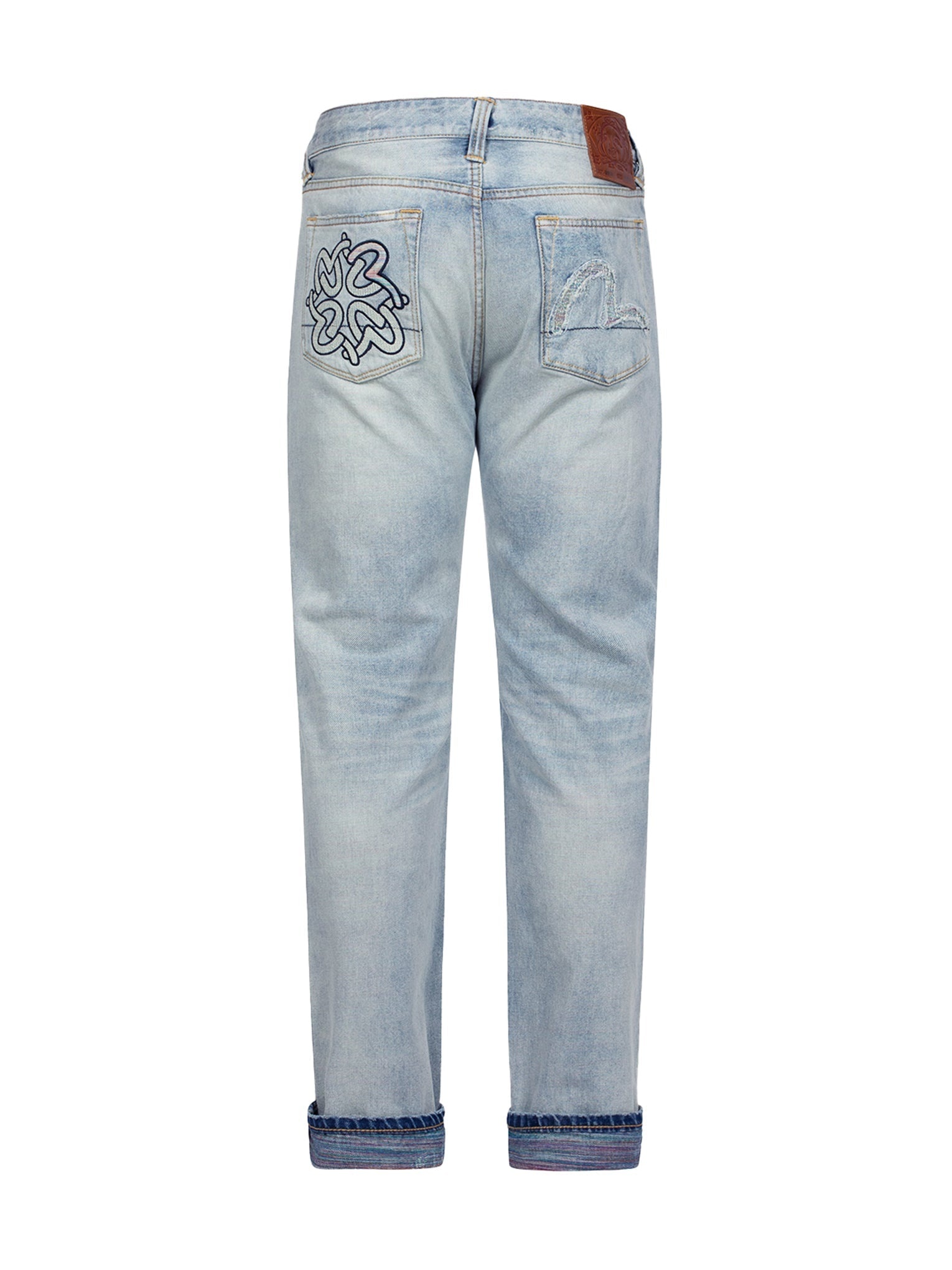 Distressed Seagull Pocket Slim Fit Jeans #2010 - 14