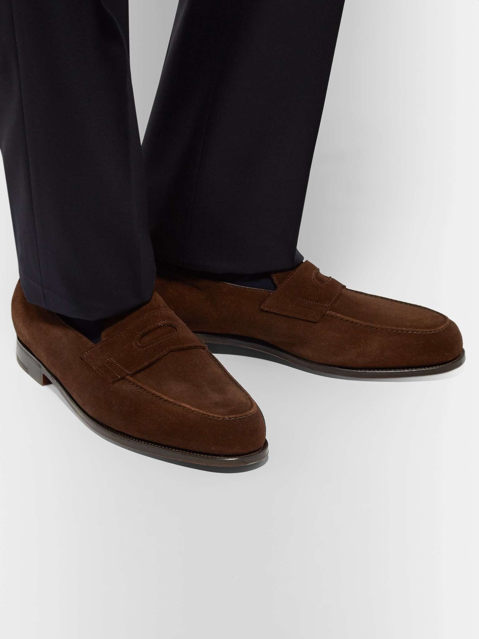 Lopez Suede Penny Loafers - 2