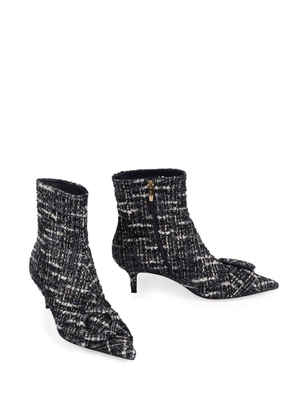bouclé ankle boots - 2