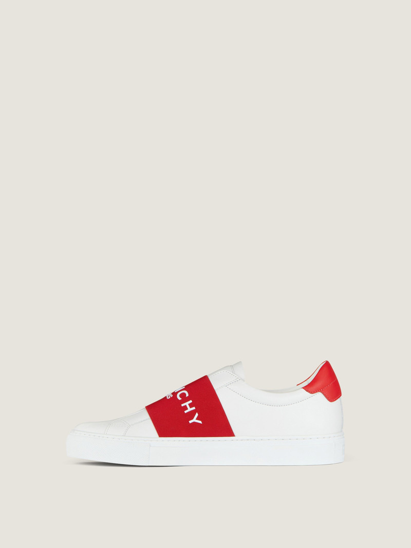 Givenchy URBAN STREET SNEAKERS IN LEATHER WITH ELASTIC BAND outlook