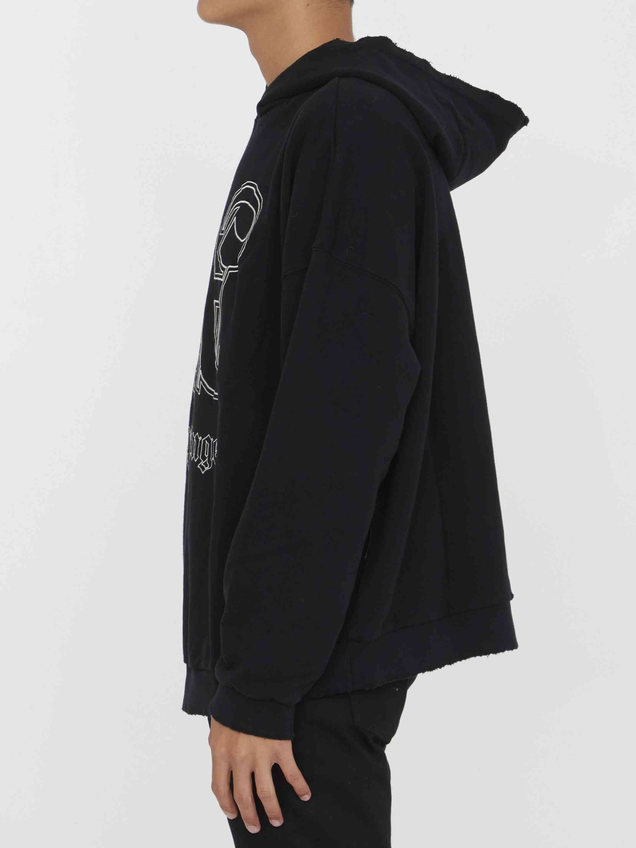 Palm Angels Men Monogram Hoodie - 3