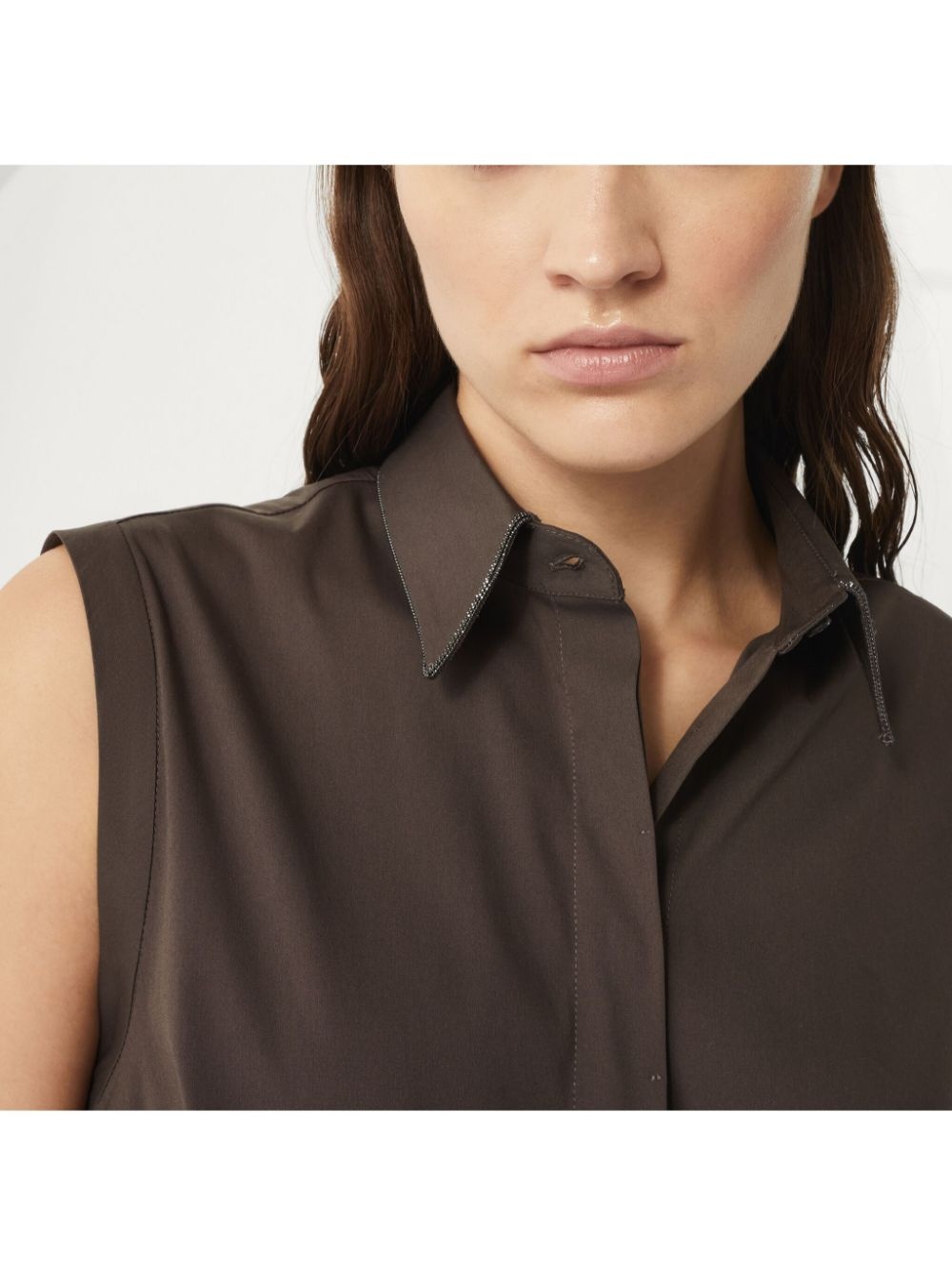 Monili-trim shirt - 5