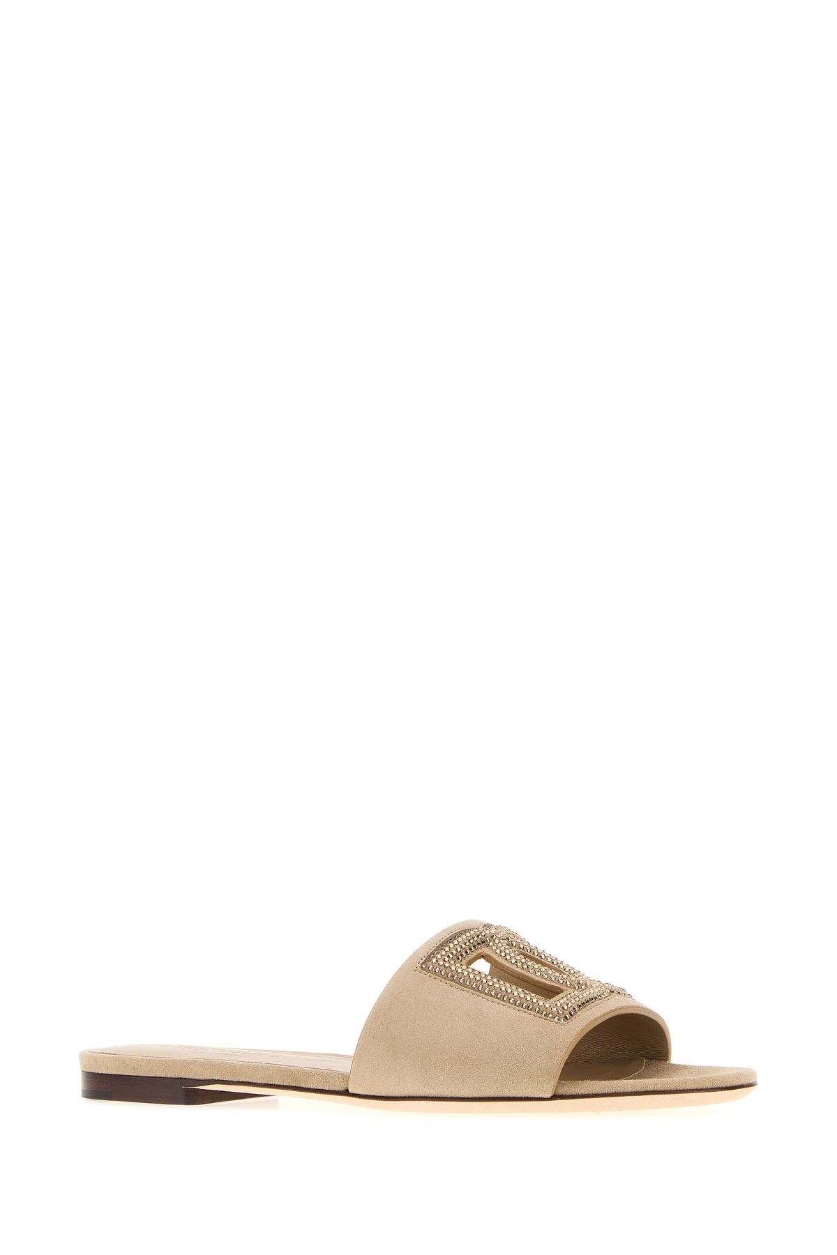 Beige suede slippers - 2