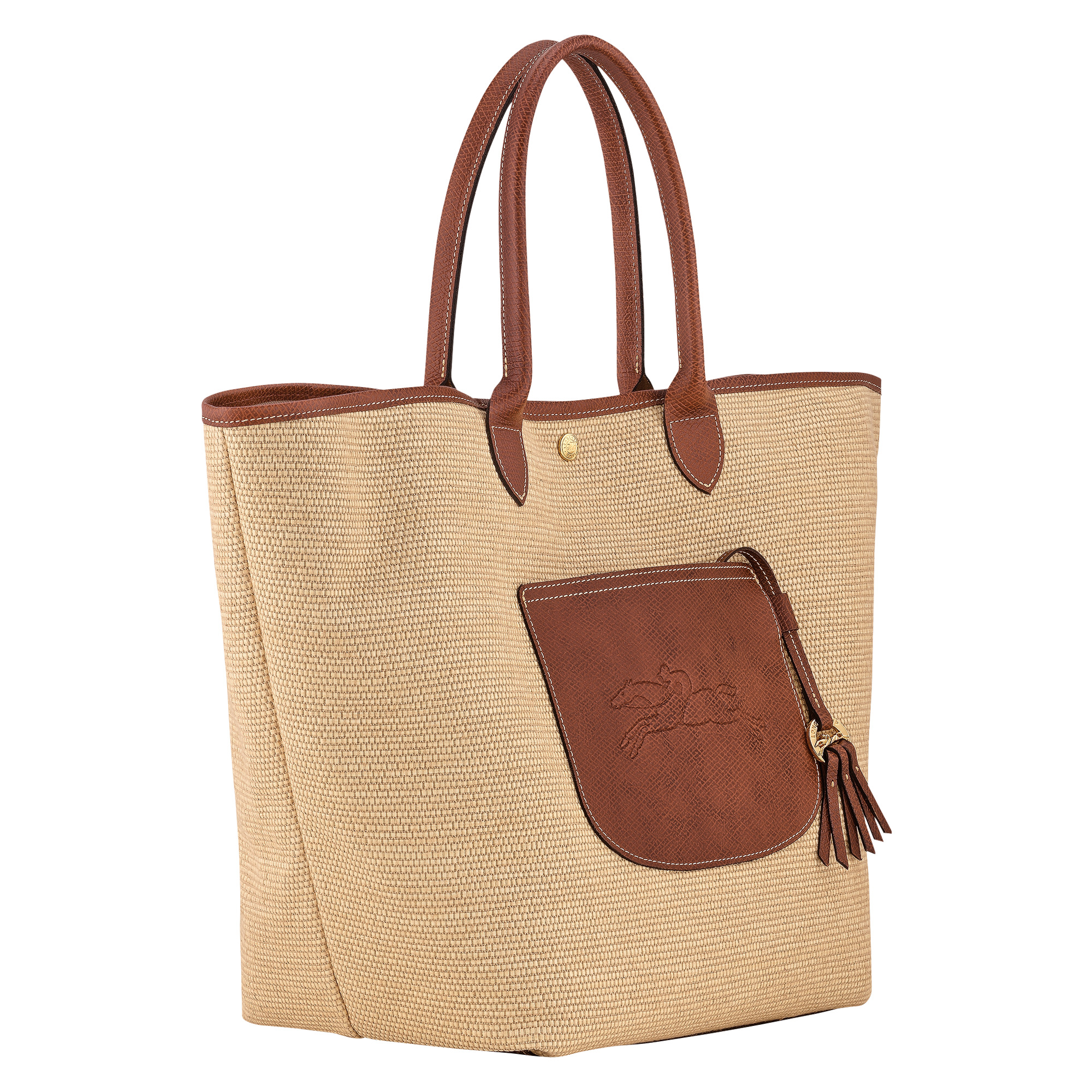 Le Pliage Collection L Basket bag Brown - Canvas - 3