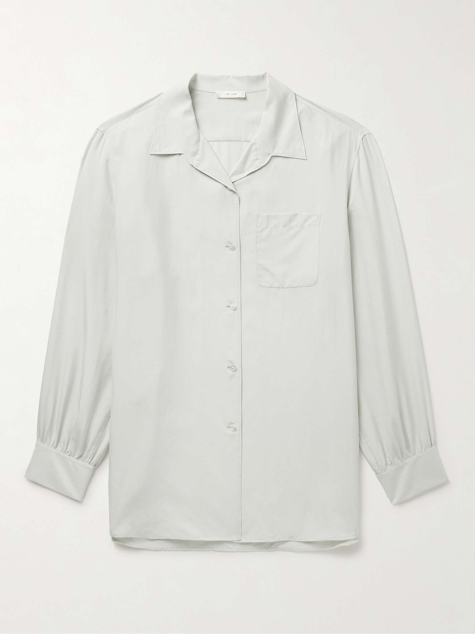 Kiton Camp-Collar Silk Shirt - 1