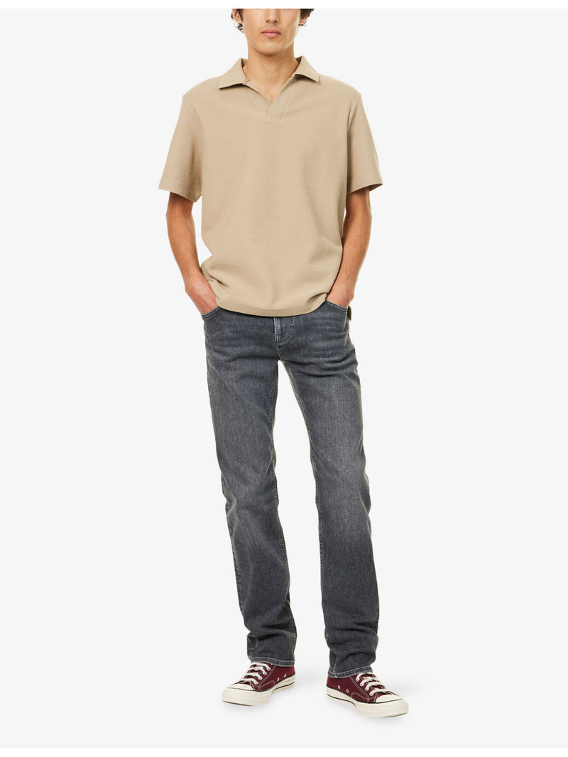 FRAME L'homme Athletic Straight Slim-Fit Stretch-Denim Jeans outlook