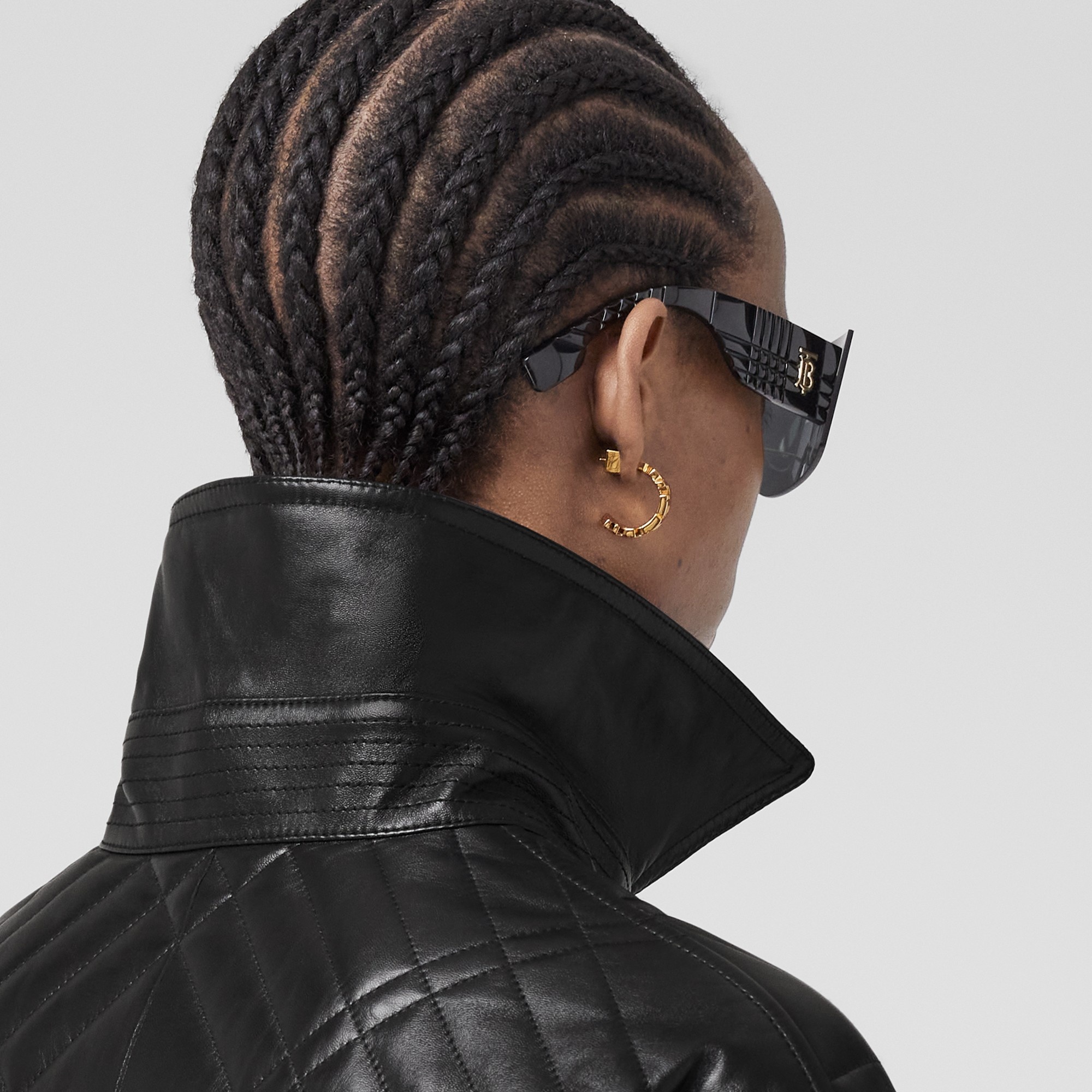 Quilted Leather Overshirt - 5