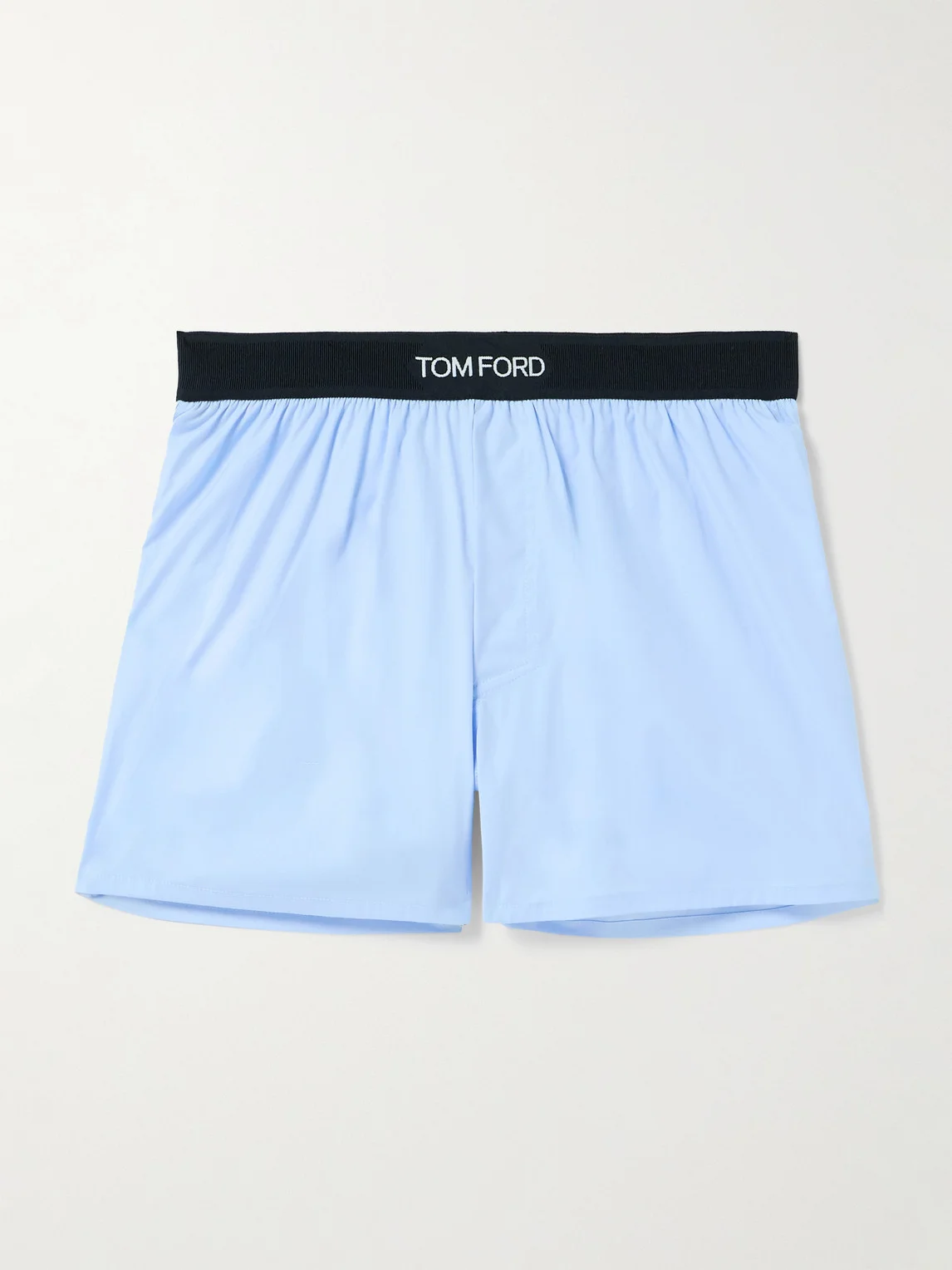 Stretch-Cotton Poplin Boxer Shorts - 1