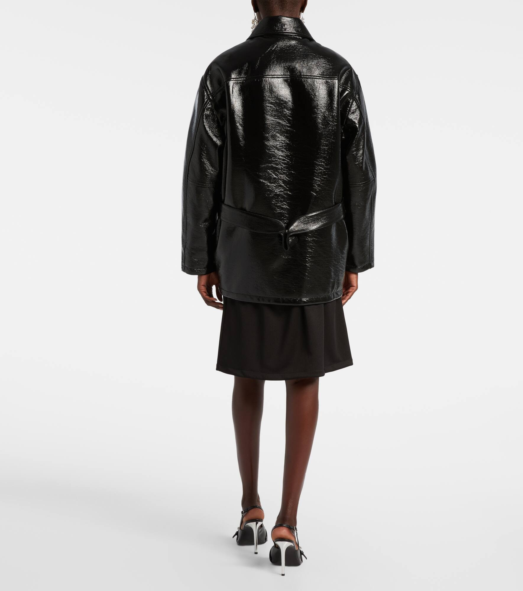 Coated cotton-blend jacket - 3