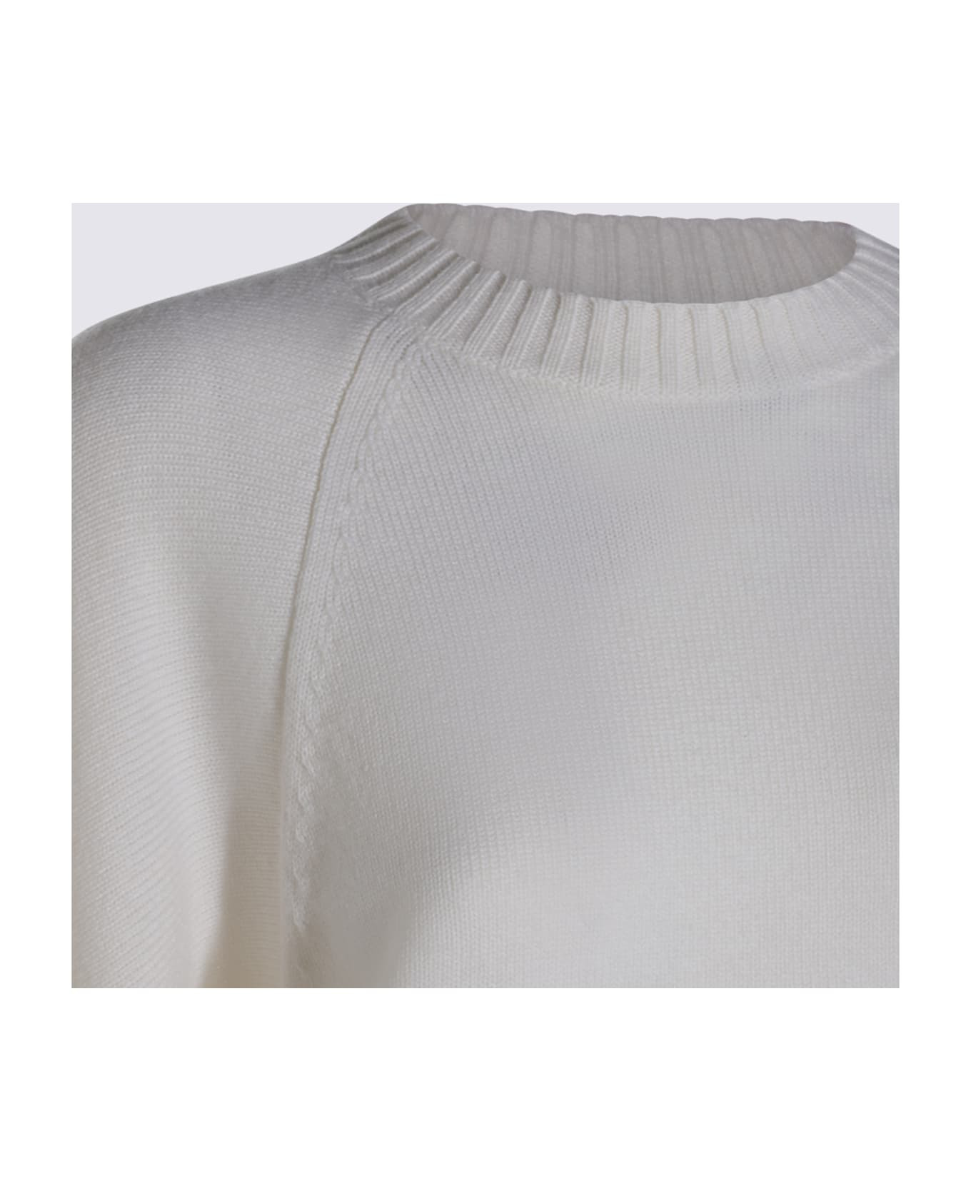 White Wool Ampex Knitwear - 4