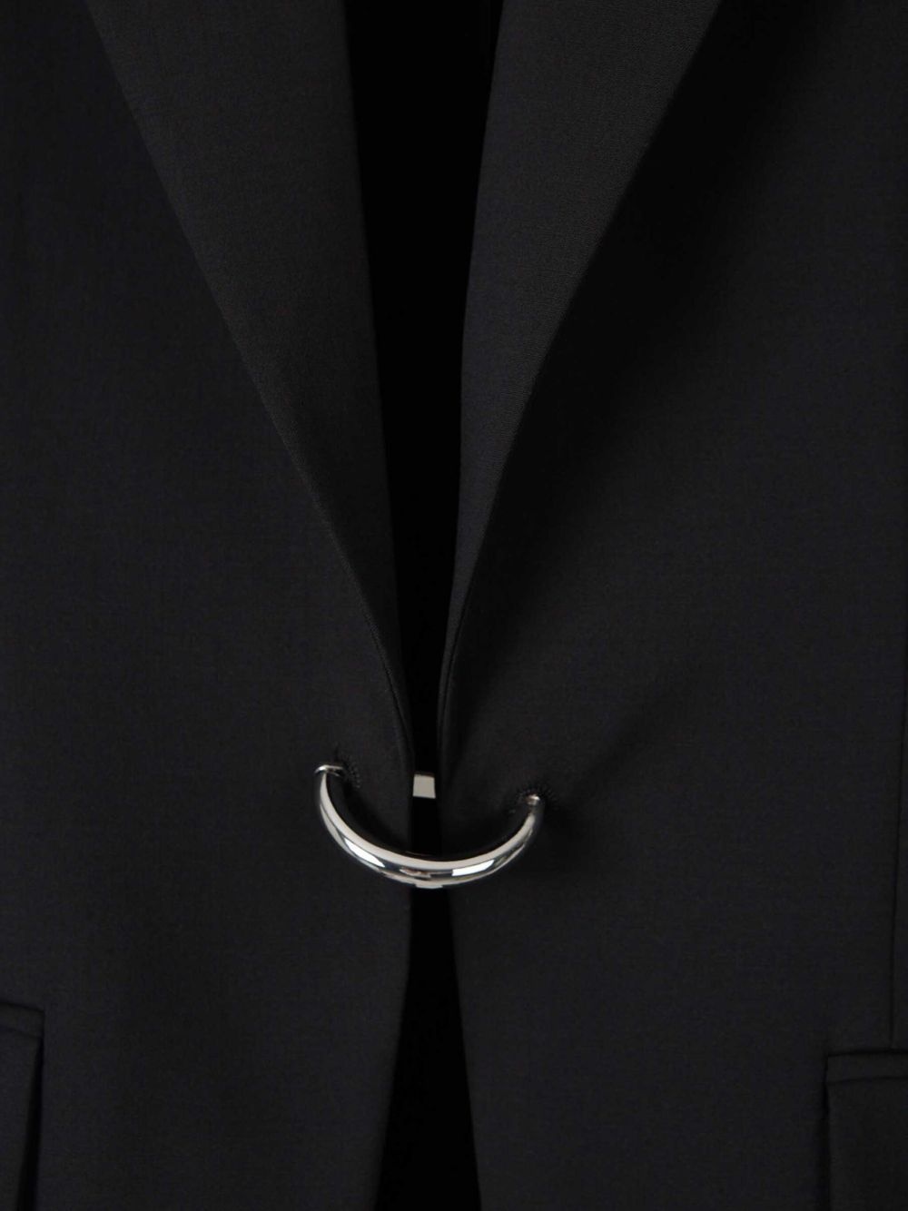 pierced tailored blazer - 4