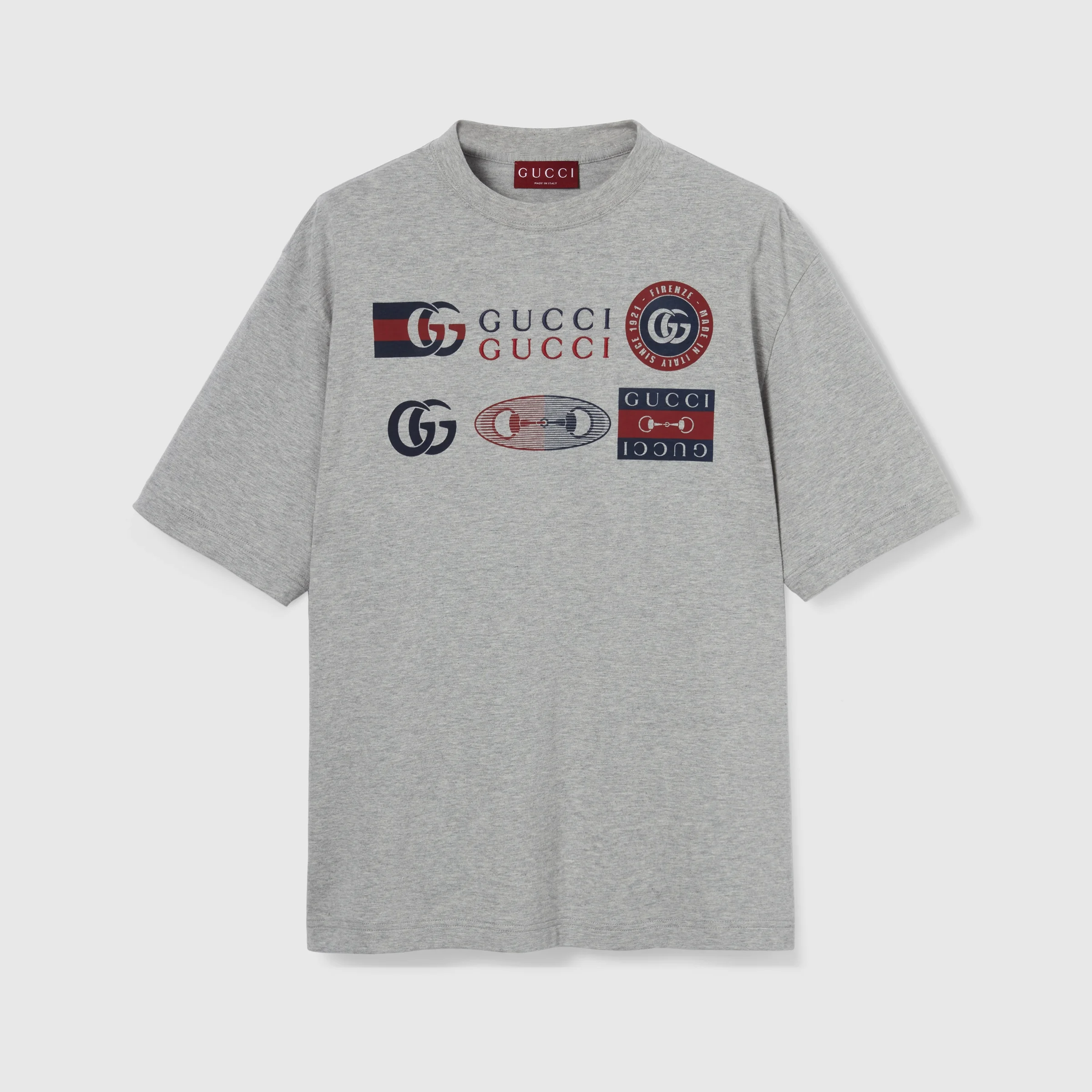 Printed cotton jersey T-shirt - 1