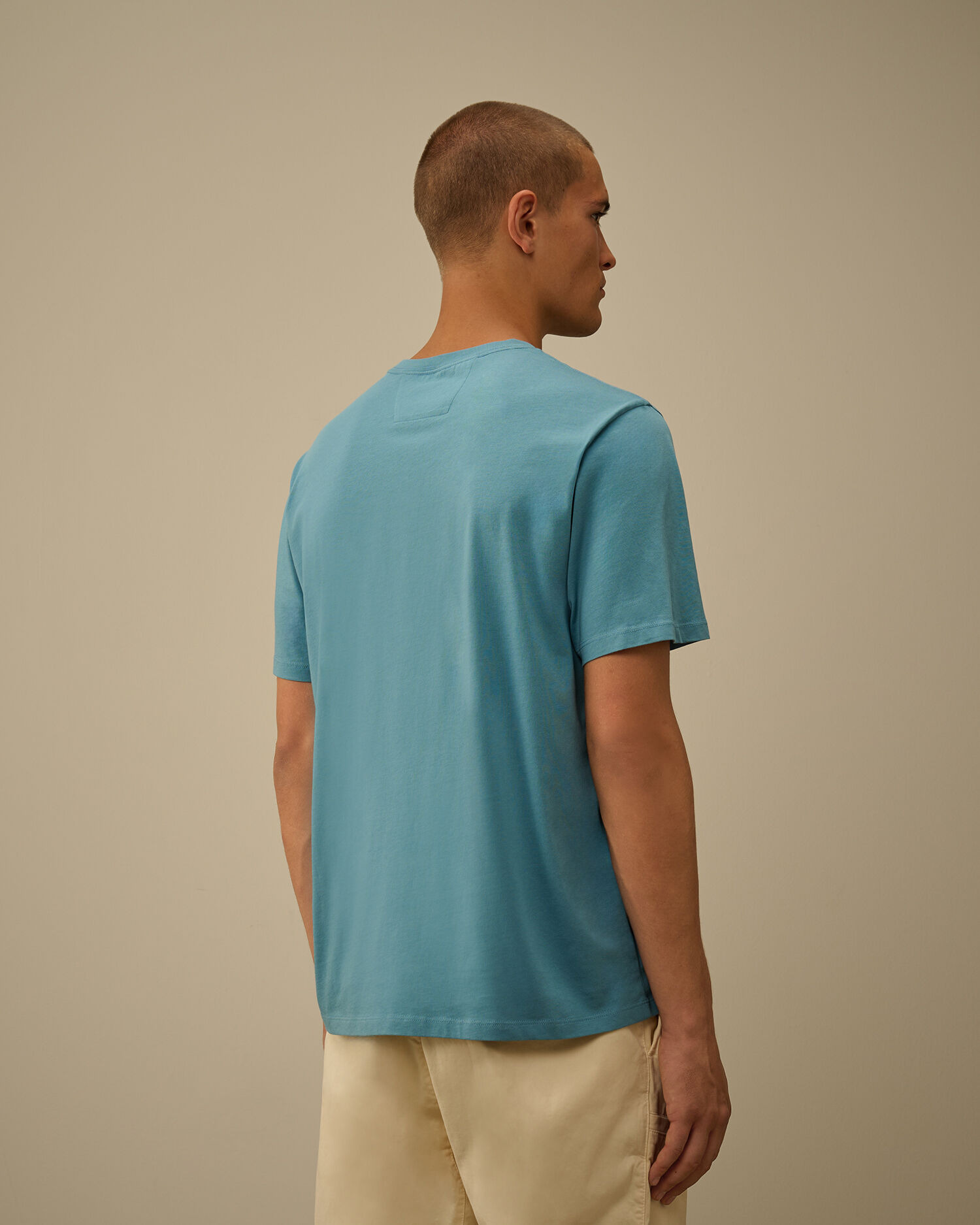 30/1 Jersey Short Sleeve Logo Patch T-Shirt - 4