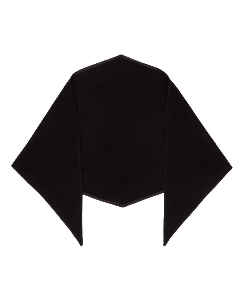 RIER Black Wool Scarf outlook