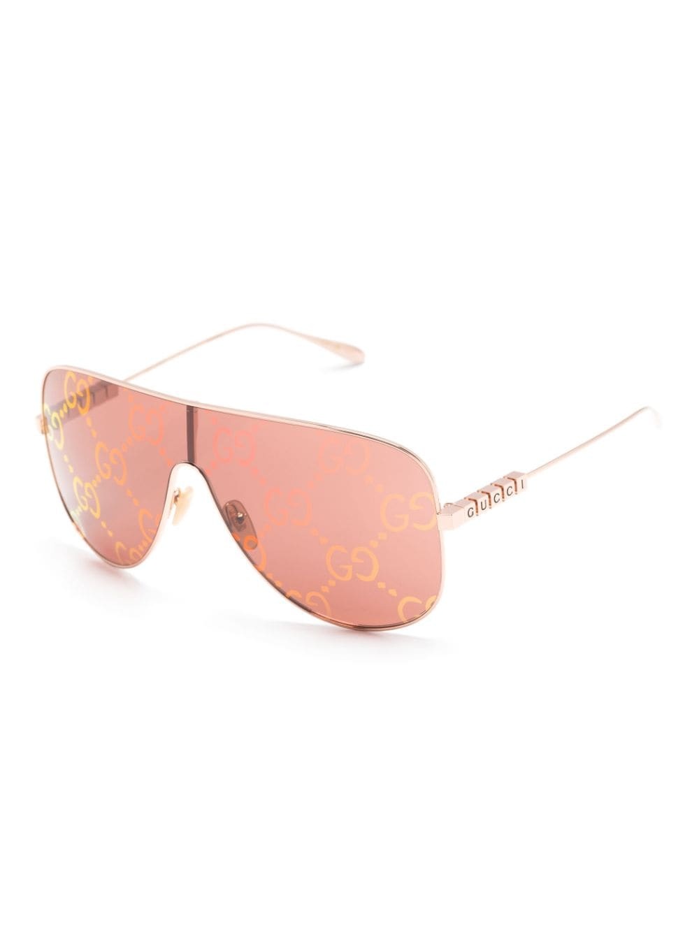 tinted pilot-frame sunglasses - 2