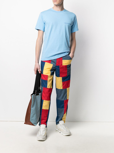 Comme des Garçons SHIRT patchwork straight-leg trousers outlook