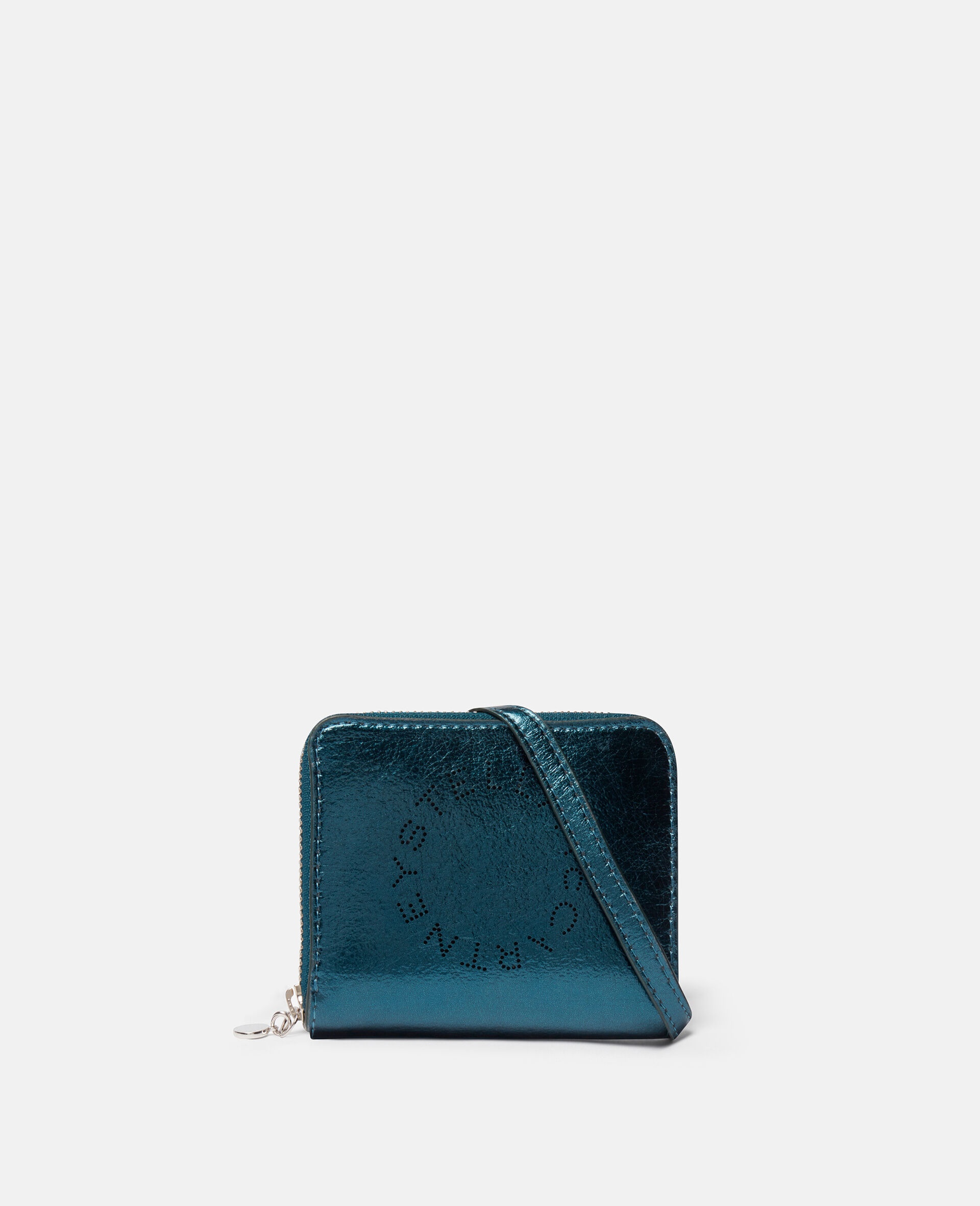 Stella Logo Metallic Zipped Strap Cardholder - 1