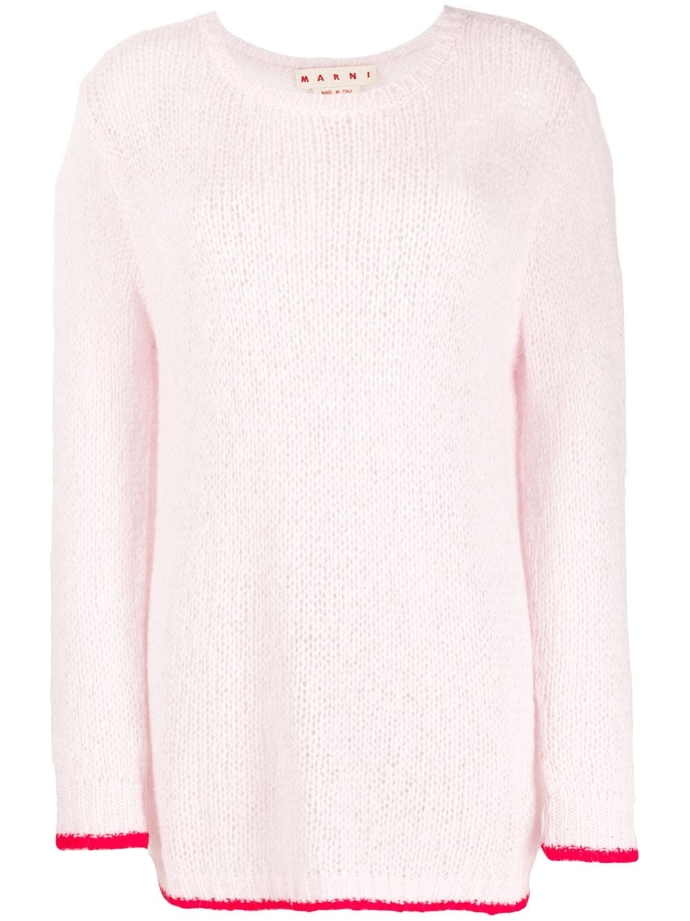 oversized crew neck jumper - 1